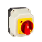 GAVE - CONMUTADOR 3P.25 A D1 BLOQ.CANDADO ROJO/AMARILLO EN CAJA IP65
