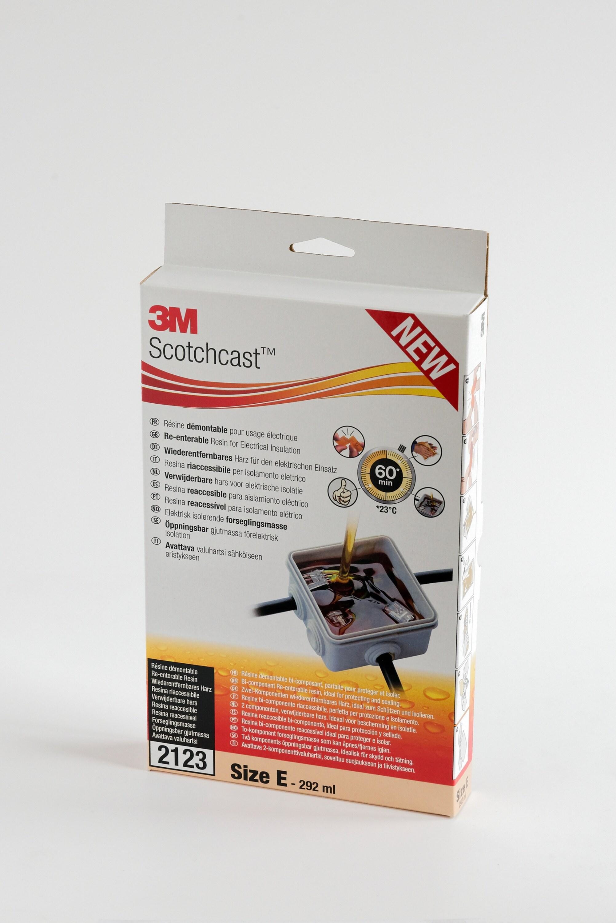 3M MERCADOS ELECTRICOS - 3M™ Scotchcast™ Resinas aislantes reaccesibles 292 ml, 10 Caja
