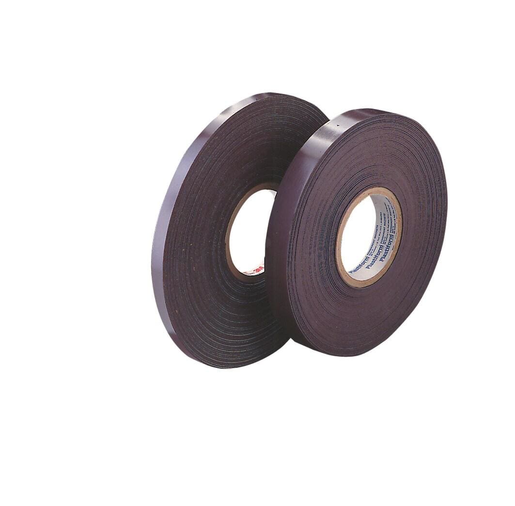 3M MERCADOS ELECTRICOS - 3M™ Cinta Magnetica MGO 1317, con Adhesivo Plastiform, Adhesivo de Caucho, 19 mm x 30,5 m, 1.5 mm