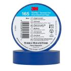3M MERCADOS ELECTRICOS - Cinta eléctrica de PVC 3M™ Temflex™ 165,  Azul, 15 mm x 10 m