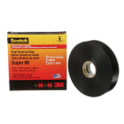 3M MERCADOS ELECTRICOS - Scotch® Cinta Eléctrica de Vinilo Super 88, Negra, 19 mm x 33 m, 48 rollos/Caja