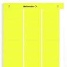 WEIDMULLER - Etiquetas adhesivas LM MT300 60x36 amarillo (1 Hoja 21 etiquetas) para señalizador de equipos