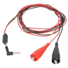3M MERCADOS ELECTRICOS - 3M™ Dynatel™ Cabo 2876 de ligação direta (cabo preto-vermelho) pinças grandes