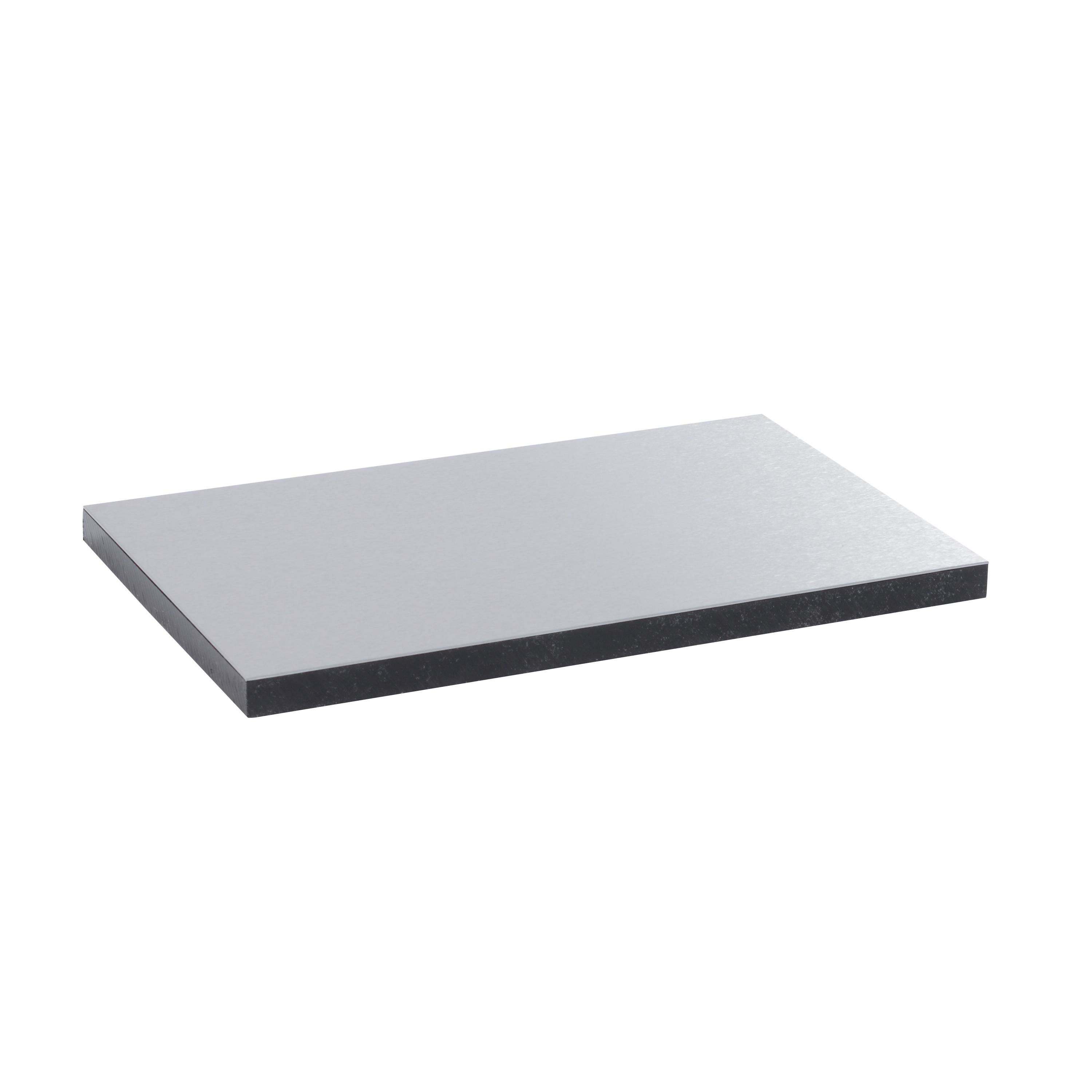 LEGRAND - Placa acabado metal inox para tapa metal caja suelo rectangular 12/18 módulos