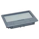 LEGRAND - Tapa plástico para caja suelo rectangular 8/12 módulos Ref 0 880 20/23/39