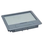 LEGRAND - Tapa plástico para caja suelo rectangular 12/18 módulos Ref 0 880 21/24/40