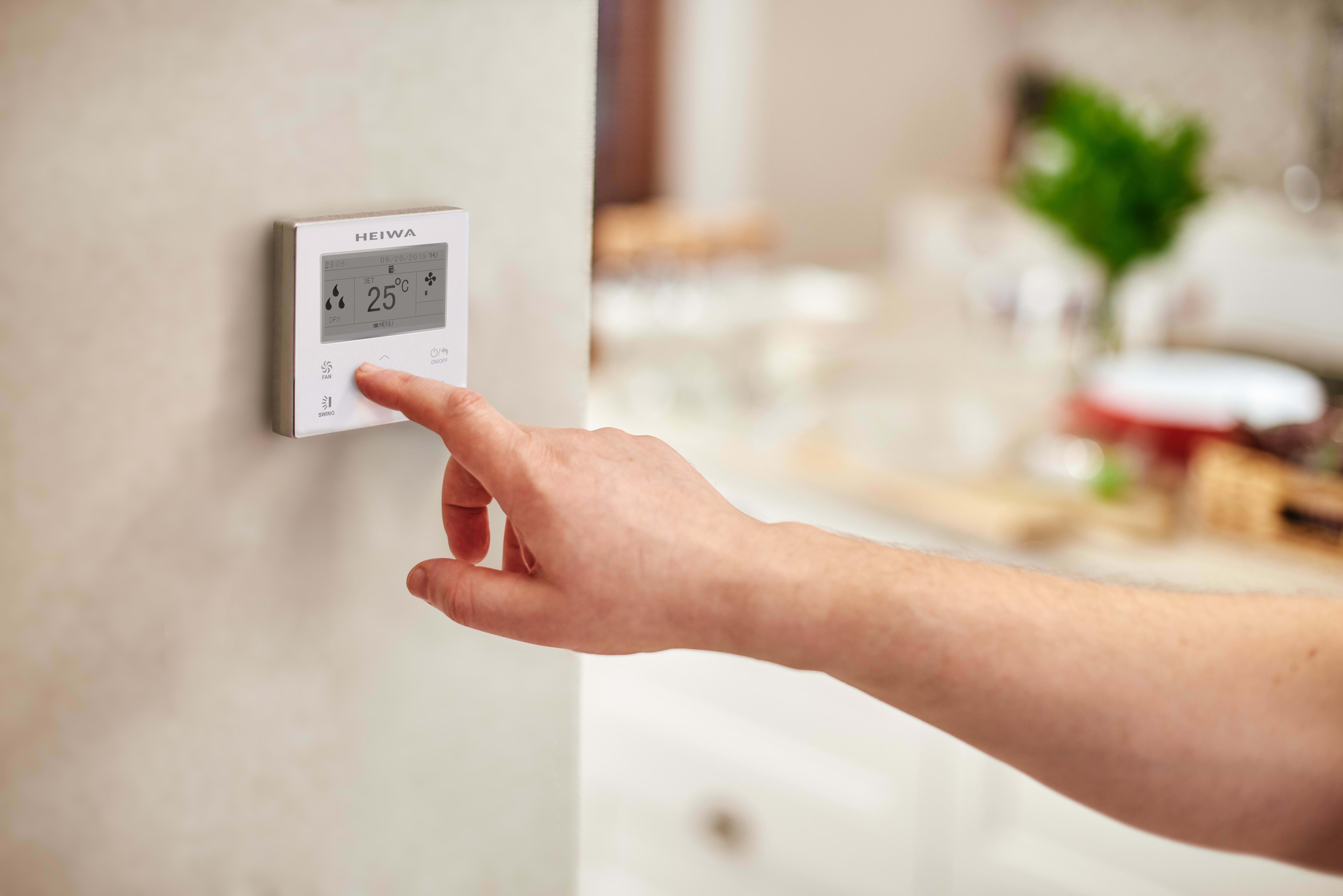 HEIWA - CONTROL CABLEADO PARA UNIDADES DE PARED Y CONSOLA