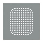 NIESSEN - Tapa timbre /altavoz/ zumbador Serie Vega gris niebla