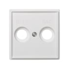 SIMON - Tapa SIMON 27 SCUDO para toma R-TV/SAT blanco