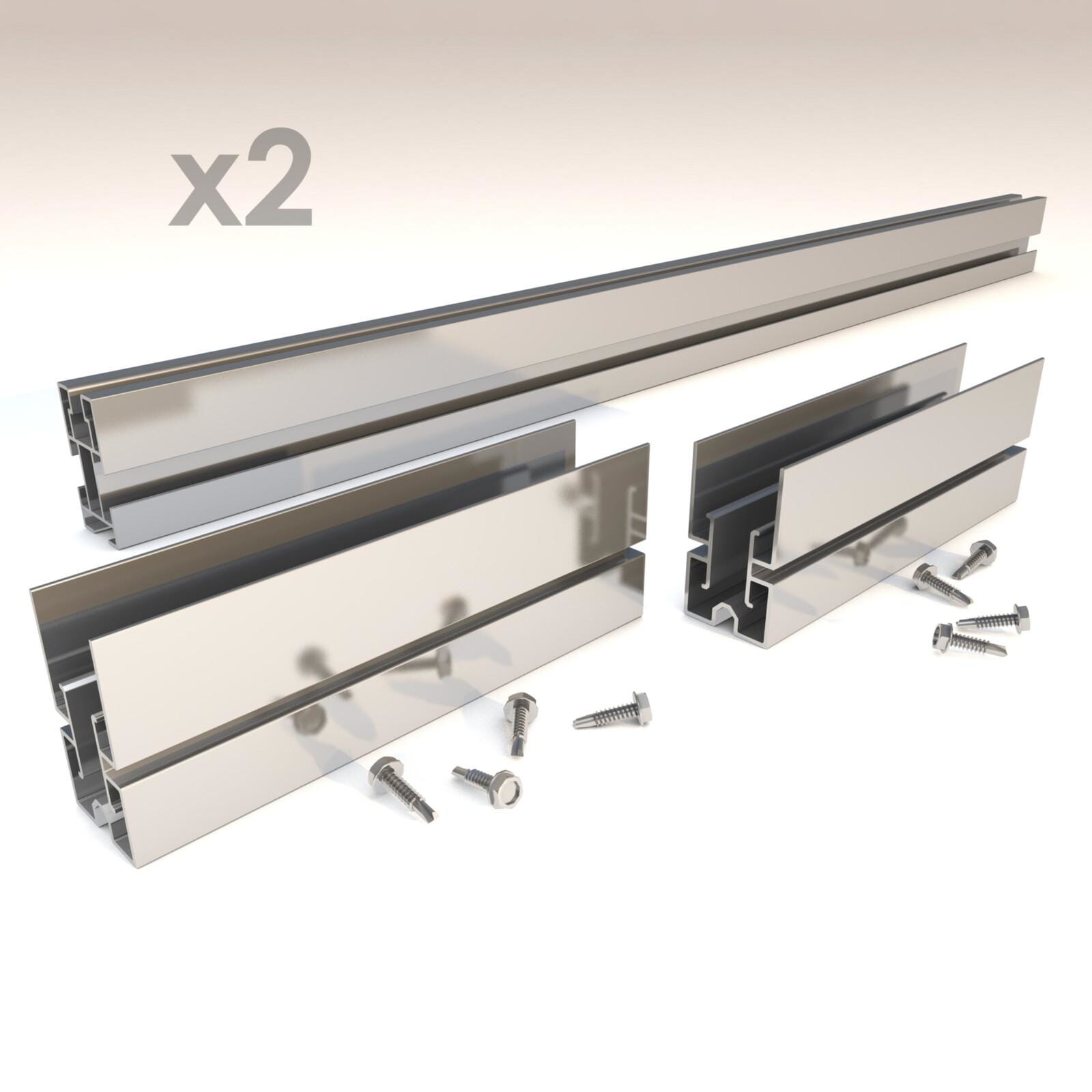 SUNFER - S16-1-C Kit de unión para módulos en horizontal