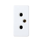 SIMON - Base enchufe SIMON 27 bipolar TT 10/250 estrecho blanco nieve