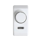 SIMON - Regulador electrónico de tensión universal SIMON 27 con módulo estrecho blanco nieve