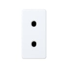 SIMON - Base enchufe SIMON 27 bipolar estrecho sin TT 10/250 blanco nieve