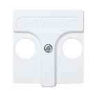 SIMON - Tapa toma señal R-TV SIMON 27 blanco nieve