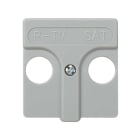 SIMON - Tapa toma señal R-TV SIMON 27 gris