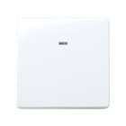 SIMON - Interruptor SIMON 27 Play unipolar con piloto ancho blanco nieve