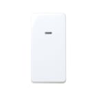 SIMON - Interruptor SIMON 27 bipolar estrecho con piloto 16A blanco nieve