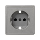 SIMON - Tapa enchufe SIMON 27 SCUDO gris esmerilado