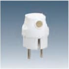 SIMON - Clavija de enchufe normal 2P TT lateral schuko