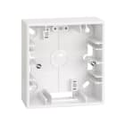 SIMON - Caja superficie SIMON 27 PLAY con 1 elemento blanco