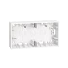 SIMON - Caja superficie SIMON 27 PLAY con 2 elemento blanco