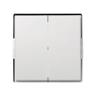 SIMON - Tecla SIMON 27 SCUDO doble blanco