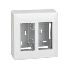 SIMON - Caja superficie SIMON 500 CIMA con 2 módulos blanco