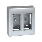 SIMON - Caja superficie SIMON 500 CIMA con 2 módulos aluminio