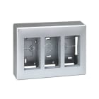 SIMON - Caja superficie SIMON 500 CIMA con 3 módulos aluminio