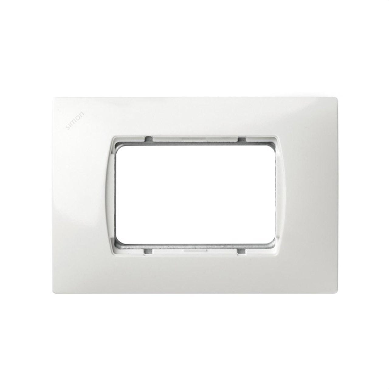 SIMON - Placa americana SIMON 27 blanco nieve