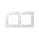 SIMON - Placa SIMON 28 con 2 elementos blanco nieve