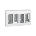 SIMON - Caja superficie SIMON 500 CIMA con 4 módulos blanco