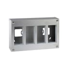 SIMON - Caja metálica superficie SIMON 500 CIMA con 4 módulos