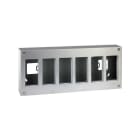 SIMON - Caja metálica superficie SIMON 500 CIMA con 6 módulos