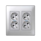 SIMON - Kit eléctrico SIMON 500 CIMA con 2 módulos aluminio