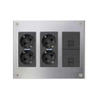 SIMON - Kit caja de superficie SIMON 500 CIMA con 3 módulos metálica