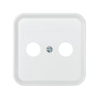 SIMON - Placa SIMON 31 toma R-TV+SAT blanco