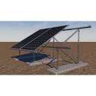SUNFER - 40V2-30-C Soporte inclinado para terreno, 1 fila de módulos en vertical