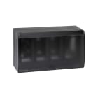 SIMON - Caja tapa superficie SIMON 500 CIMA con 4 módulos grafito