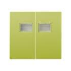 SIMON - Tecla doble SIMON AQUA verde pistacho