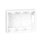 SIMON - Base caja superficie SIMON 500 CIMA para kit 3 módulos blanco
