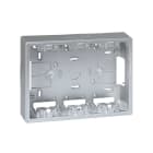 SIMON - Base caja superficie SIMON 500 CIMA para kit 3 módulos aluminio