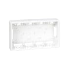 SIMON - Base caja superficie SIMON 500 CIMA para kit 4 módulos blanco