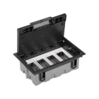 SIMON - Caja suelo SIMON 500 CIMA con 4 módulos 70mm grafito
