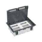 SIMON - Caja suelo SIMON 500 CIMA con 6 módulos 70mm gris