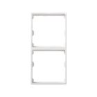 SIMON - Placa adaptadora doble SIMON 500 CIMA blanco