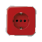 SIMON - Base enchufe SIMON 31 schuko con seguridad 16A 250V rojo