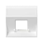 SIMON - Placa V&D inclinada SG SIMON 500 CIMA con 1 módulo blanco