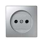 SIMON - Tapa enchufe SIMON 73 LOFT bipolar aluminio