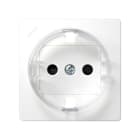 SIMON - Tapa enchufe SIMON 73 LOFT bipolar TT lateral blanco